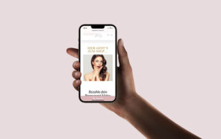Mockup Scene Onlineshop Goldrausch Beauty