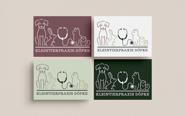 Neues Logo für die Kleintierpraxis von Uta Döpke in der Wedemark